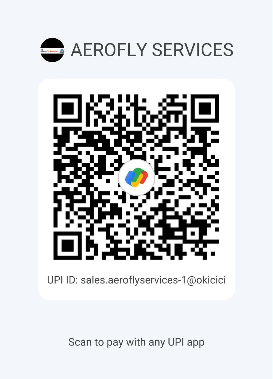 Aerofly Services UPI Payment QR Code